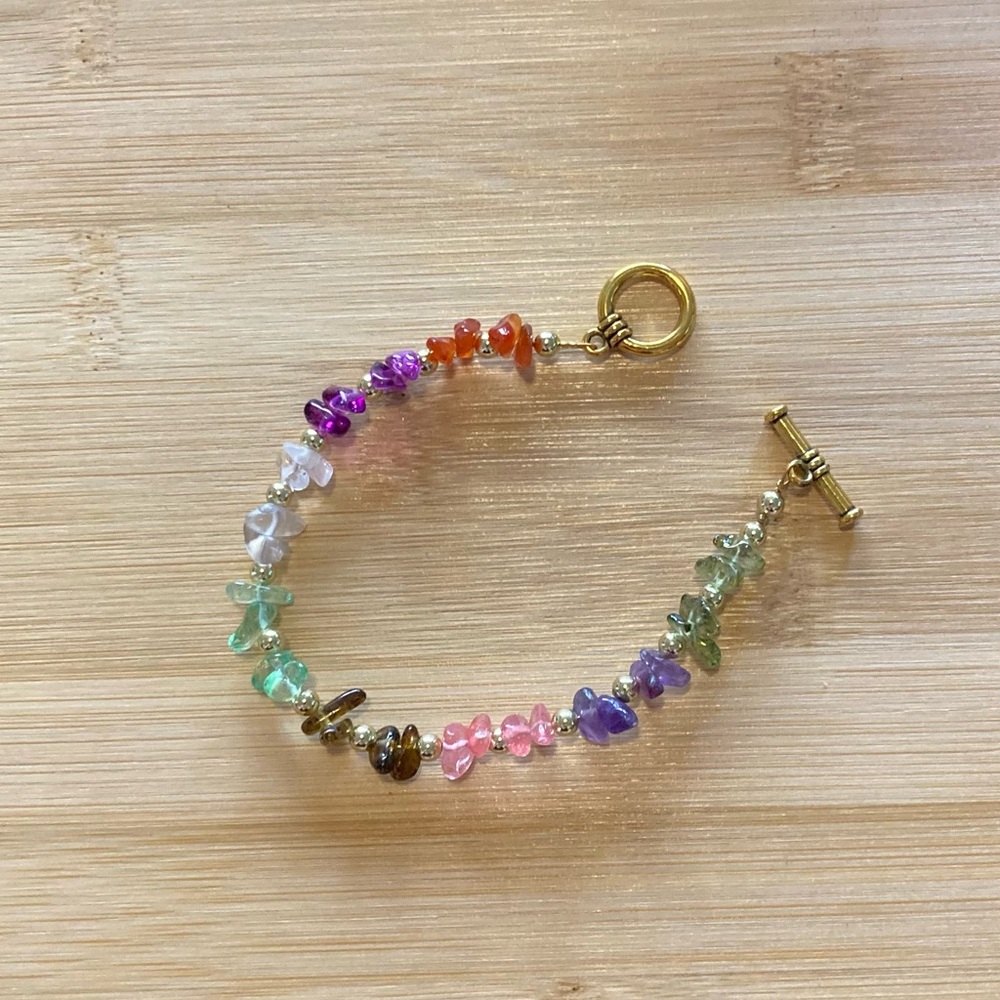 Colorful chip bracelet - Picture 3 of 3